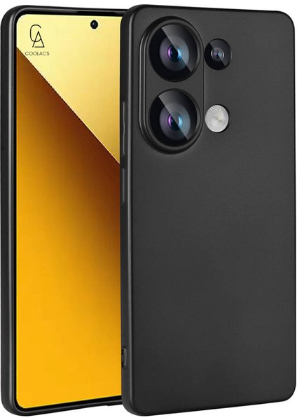 Xiaomi Redmi Note 13 Pro 4g ile Uyumlu Soft Yumuşak Telefon Kılıfı ve Hayalet Privacy Ekran Koruyucu Seti