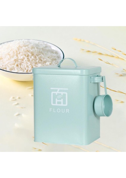 Çiftlik Evi Çamaşır Odası Dekoru Yeşil Için Metal Çamaşır Deterjanı Bidonu (Yurt Dışından) indirimleri