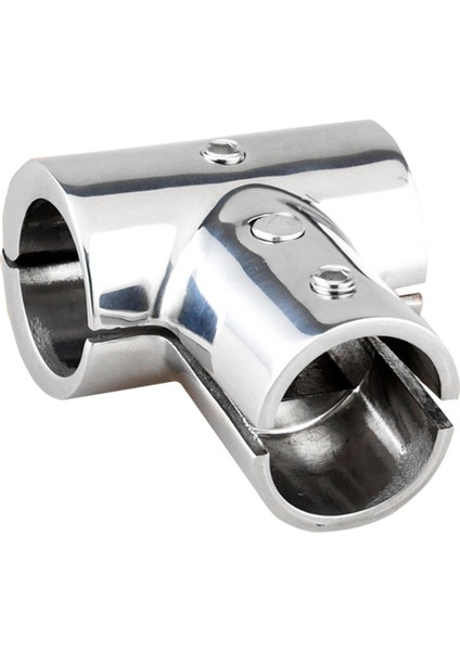 Donanımı 3 Yollu 316 Paslanmaz Çelık Küpeşğlantısı Yat Yelkenli 90 Derece 25MM (Yurt Dışından)