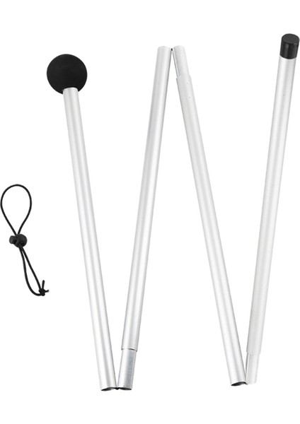 Çadır Direkleri Tarps Direği Yürüyüş Direkleri Plaj Önceden Birleştirilmiş Ayarlanabilir 1.6m Düz Uç (Yurt Dışından)