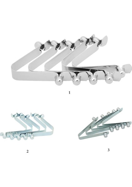 5'li Paket Çadır Direği Düğmesi Yaylı Klipsler Tüp Kilitleme Pimleri 6mm x 7mm (Yurt Dışından)
