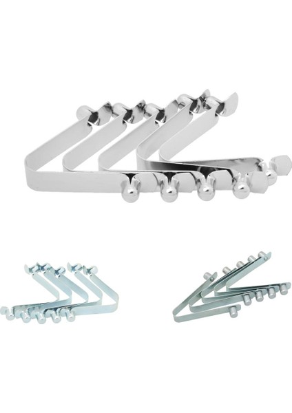 5'li Paket Çadır Direği Düğmesi Yaylı Klipsler Tüp Kilitleme Pimleri 6mm x 7mm (Yurt Dışından)