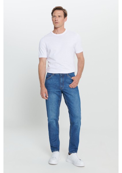 ALTINYILDIZ CLASSICS Erkek Mavi Comfort Fit Rahat Kesim %100 Pamuk Denim Jean Kot Pantolon fiyatları
