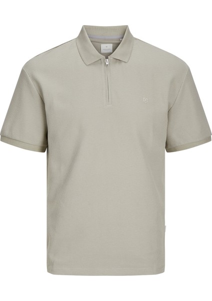 Polo Yaka Fermuarlı Kısa Kollu Taş Erkek T-Shirt 12255578 fiyatları