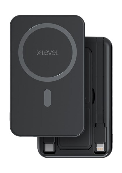 X-PowerMagDuo Magsafe Uyumlu 10.000 mAh 15W PD 20W Kablosuz Powerbank - Taşınabilir Şarj Cihazı