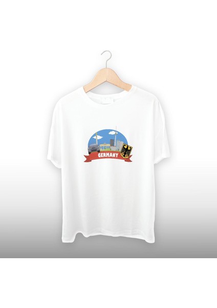 Almanya Detaylı Unisex Tişört