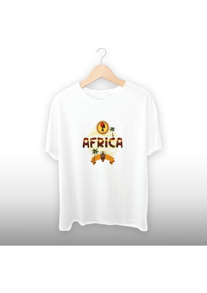 Afrika Temalı Unisex Tişört
