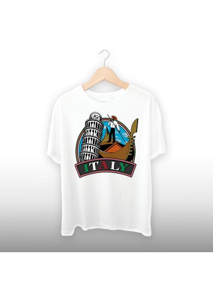 Italya Detaylı Unisex Tişört