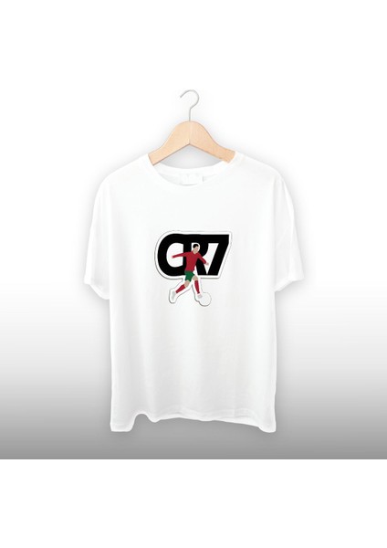 Cr7 Ronaldo Detaylı Unisex Tişört