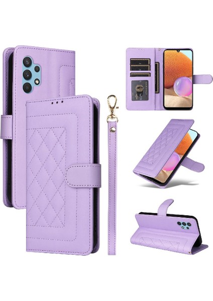 Samsung Galaxy A32 4g Cüzdan Basit Iş Flip Kapak Için Flip Case (Yurt Dışından)