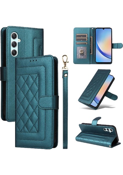 Samsung Galaxy A34 5g Için Flip Case Deri Kılıf Darbeye Kapak Çevirin (Yurt Dışından)