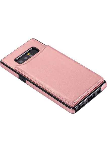 Samsung Galaxy Note8 Kickstand Kart Yuvaları ile Pu Deri Cüzdan Kılıf (Yurt Dışından)