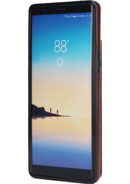 Samsung Galaxy Note8 Kickstand Kart Yuvaları ile Pu Deri Cüzdan Kılıf (Yurt Dışından)