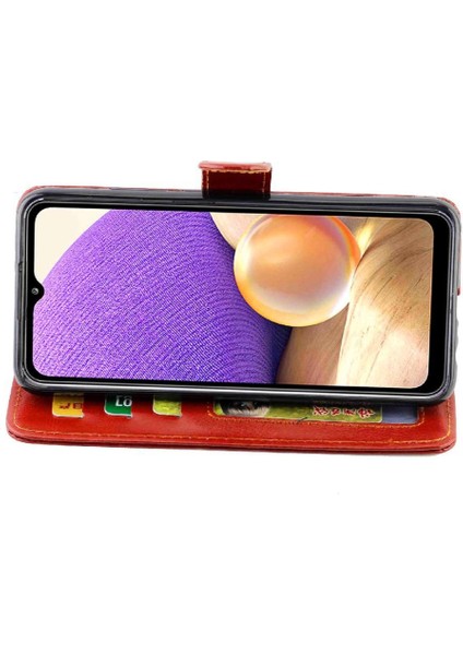 Samsung Galaxy A32 5g Kickstand Kart Tutucu Darbeye Pu Için Flip Case (Yurt Dışından) indirimleri