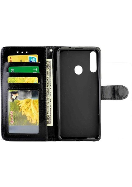 Samsung Galaxy A20S Kickstand Kart Tutucu Pu Deri Için Flip Case (Yurt Dışından) indirimleri