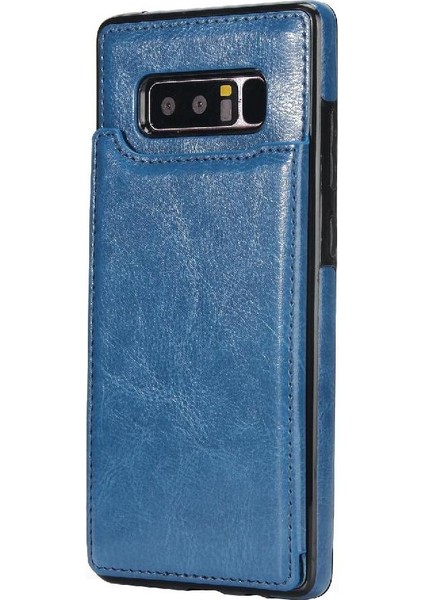 Samsung Galaxy Note8 Kickstand Kart Yuvaları ile Pu Deri Cüzdan Kılıf (Yurt Dışından)
