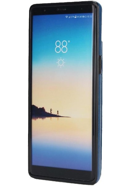 Samsung Galaxy Note8 Kickstand Kart Yuvaları ile Pu Deri Cüzdan Kılıf (Yurt Dışından)