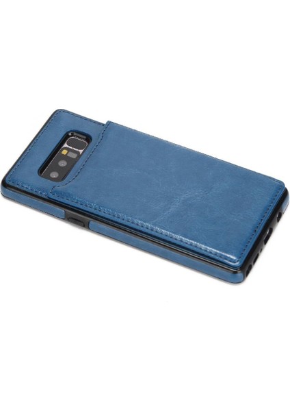 Samsung Galaxy Note8 Kickstand Kart Yuvaları ile Pu Deri Cüzdan Kılıf (Yurt Dışından)