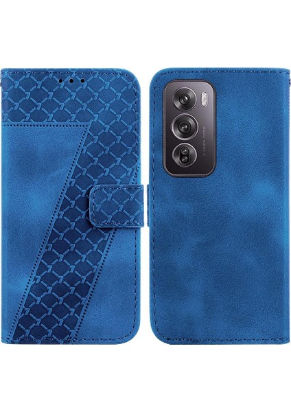 Oppo Phone 12 Pro 5g Için Telefon Kılıfı Kart Yuvası Fonksiyonu Kabartmalı Desen Pu (Yurt Dışından)