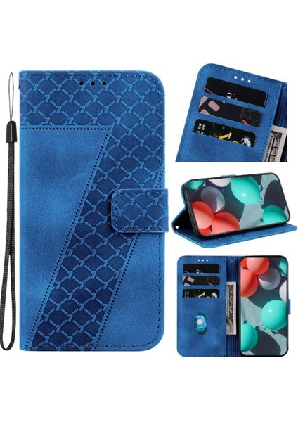 Oppo Phone 12 Pro 5g Için Telefon Kılıfı Kart Yuvası Fonksiyonu Kabartmalı Desen Pu (Yurt Dışından) modelleri