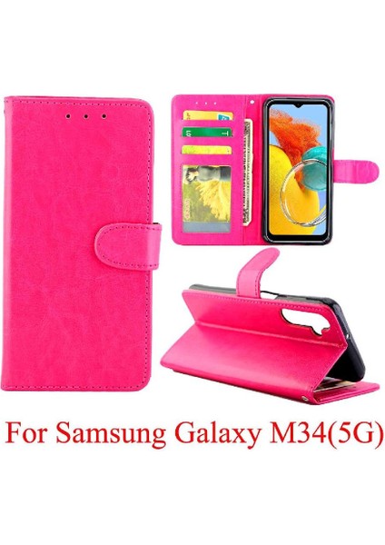 Samsung Galaxy M34 5g Darbeye Kickstand Kart Tutucu Pu Için Flip Case (Yurt Dışından) indirimleri