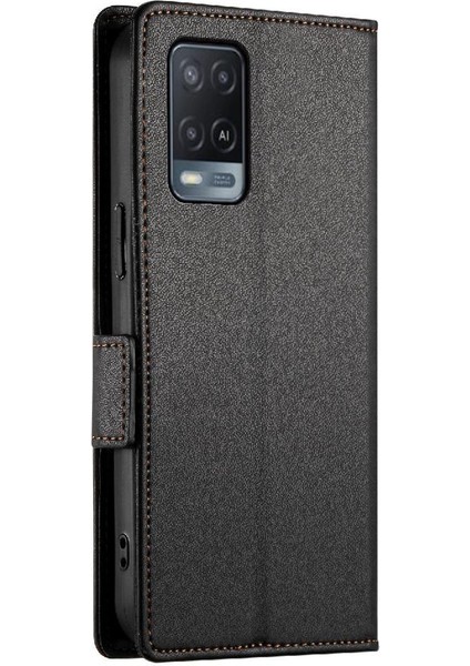 Oppo A54 Cüzdan Günlük Kullanım Için Flip Case Kartvizit Yuvaları Çevirin (Yurt Dışından) modelleri