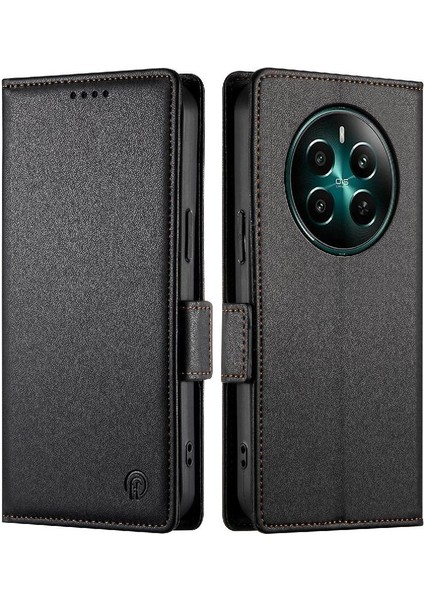 Realme 12 Artı Cüzdan Kartvizit Yuvaları Flip Case Günlük Kullanım Için Flip Case (Yurt Dışından)