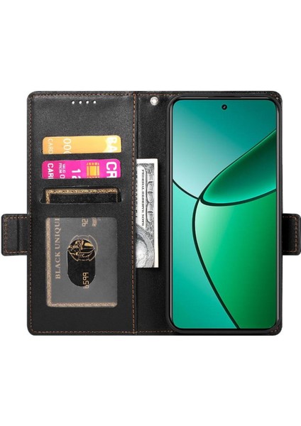 Realme 12 Artı Cüzdan Kartvizit Yuvaları Flip Case Günlük Kullanım Için Flip Case (Yurt Dışından) fırsatları