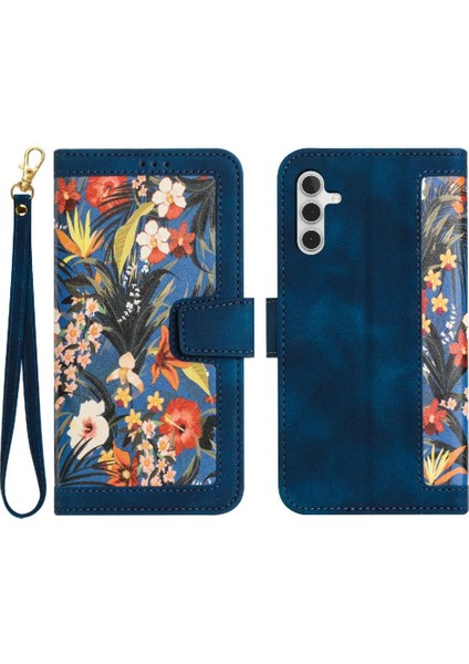 Samsung Galaxy S24 Manyetik Kapatma Anti Scratch Kickstand Için Cüzdan Kılıf (Yurt Dışından)