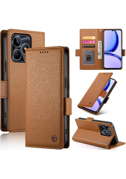Realme C53 Cüzdan Flip Kartvizit Yuvaları Günlük Kullanım Için Flip Case (Yurt Dışından) fırsatları