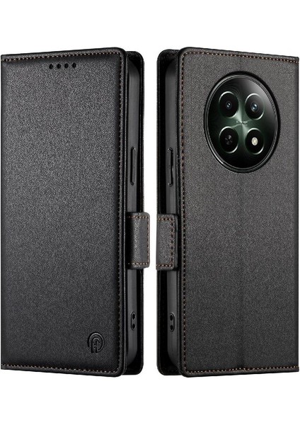 Realme 12 5g Günlük Kullanım Için Flip Case Iş Cüzdan Kart Yuvaları Flip (Yurt Dışından)