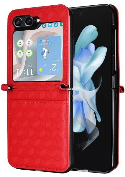 Samsung Galaxy Z Flip 6 Kart Yuvaları Tutucu Manyetik Kapatma Için Flip Case (Yurt Dışından)