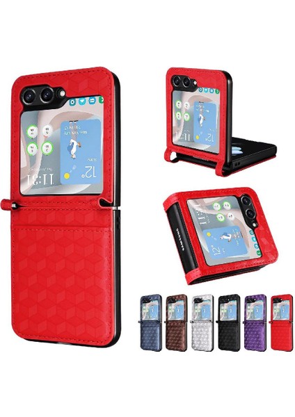 Samsung Galaxy Z Flip 6 Kart Yuvaları Tutucu Manyetik Kapatma Için Flip Case (Yurt Dışından) indirimleri