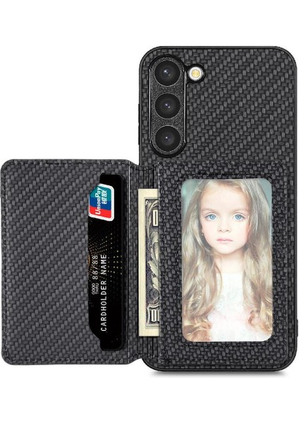 Samsung Galaxy S23 Manyetik Kart Tutucu Rfıd Engelleme Için Kılıf Komple (Yurt Dışından)
