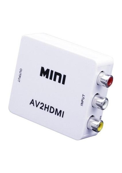 Rca Av HDMI 1080 P AV2HDMI Mini HDMI To Av HDMI2AV Dönüştürücü Sinyal Dönüştürücü Tv Vhs Vcr DVD Kayıtları Gösterildi | Mini VGA HDMI | VGA - HDMI Converter VGA - HDMI Için VGA (Yurt Dışından)