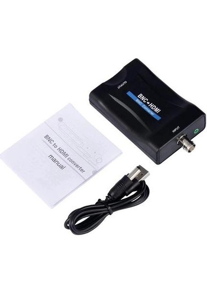 Uyumlu Dönüştürücü Adaptörü 1080 P / 720P Ekran Video Konvansiyonu Gözetim Monitörü USB Kablosu ile Tv Sinyali | HDMI Kabloları (Yurt Dışından)
