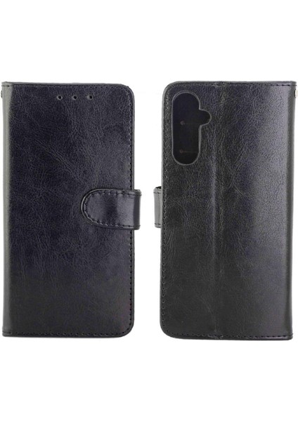 Samsung Galaxy M34 5g Darbeye Kickstand Kart Tutucu Pu Için Flip Case (Yurt Dışından)