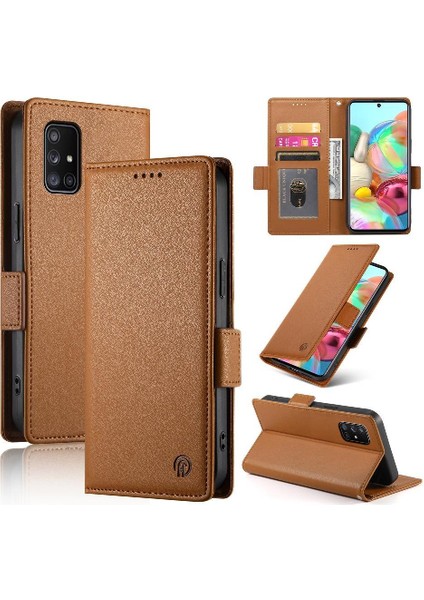 Samsung Galaxy A71 4g Günlük Kullanım Için Flip Case Cüzdan Iş Çevirme Kartı (Yurt Dışından)