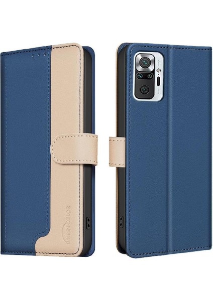 Xiaomi Redmi Not 10 Pro Için Flip Case Rfıd Engelleme Flip Folio Kart Yuvaları (Yurt Dışından)