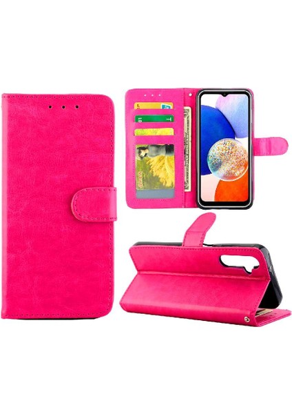 Samsung Galaxy A14 5g Manyetik Kapatma Darbeye Kickstand Için Flip Case (Yurt Dışından)