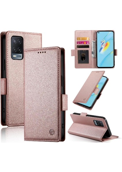 Oppo A54 Cüzdan Günlük Kullanım Için Flip Case Kartvizit Yuvaları Çevirin (Yurt Dışından) indirimleri