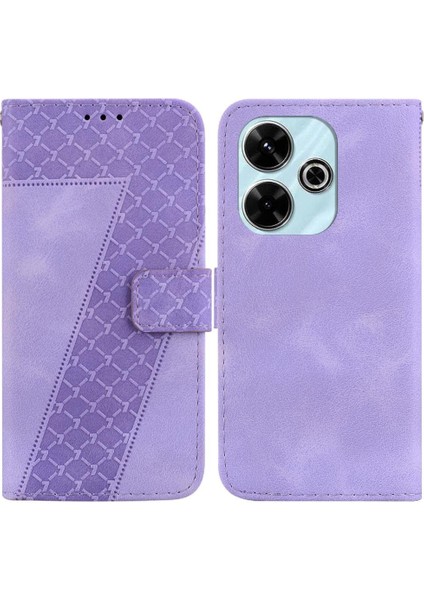 Telefon Kılıfı Için Xiaomi Poco M6 4g Flip Folio Kapak Pu Deri Cüzdan Kart (Yurt Dışından)