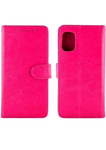Samsung Galaxy A51 5g Kickstand Kart Tutucu Manyetik Pu Için Flip Case (Yurt Dışından)