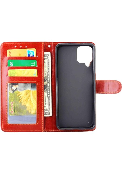 Samsung Galaxy A22 4g Darbeye Pu Deri Kickstand Kart Için Flip Case (Yurt Dışından) indirimleri