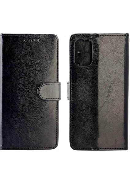 Samsung Galaxy A32 5g Kickstand Kart Tutucu Darbeye Pu Için Flip Case (Yurt Dışından)