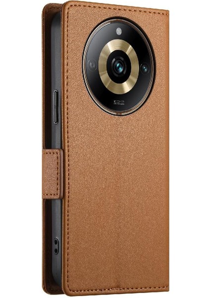 Realme 11 Pro Flip Kartvizit Yuvaları Cüzdan Günlük Kullanım Için Flip Case (Yurt Dışından)