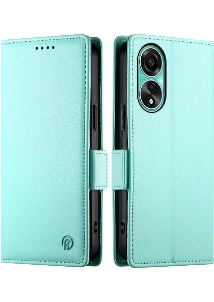 Oppo A78 4g Günlük Kullanım Için Flip Case Kartvizit Yuvaları Cüzdan Flip (Yurt Dışından)