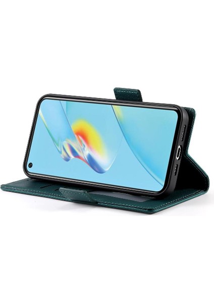 Oppo A54 Cüzdan Günlük Kullanım Için Flip Case Kartvizit Yuvaları Çevirin (Yurt Dışından) modelleri