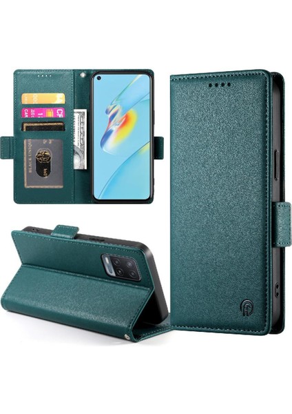 Oppo A54 Cüzdan Günlük Kullanım Için Flip Case Kartvizit Yuvaları Çevirin (Yurt Dışından) fırsatları