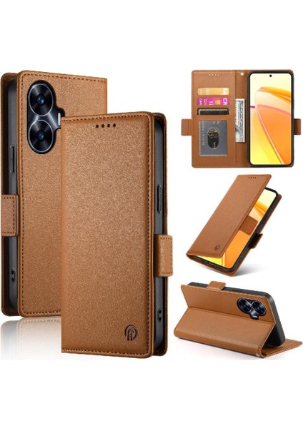 Realme C55 Cüzdan Kart Yuvaları Için Flip Case Iş Çevirme Günlük Kullanım (Yurt Dışından) fiyatları